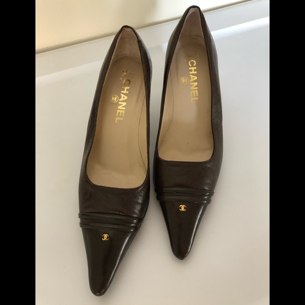 Chanel Brown Pump